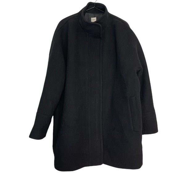 J. Crew Factory Black Pea Coat - Picture 5 of 12